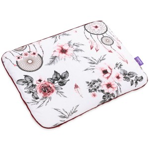 Płaska poduszka 30x40cm - Summer Dream i Old Rose Minky