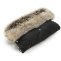 Mufka do wózka BLACK WINTER z futerkiem - opinie