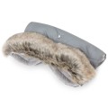 Mufka do wózka GREY WINTER z futerkiem  - opinie