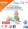 AKUKU Podkłady jednorazowe Baby Soft 40x60cm (15szt.) - opinie