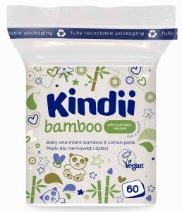 KINDII Bamboo Płatki dla niemowląt i dzieci 60 szt.