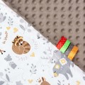Kocyk dziecięcy 75x100cm - Magical Woodland i mokka Minky - opinie