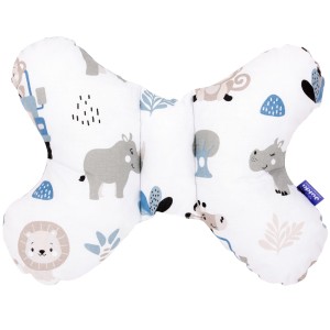 Poduszka motylek - Blue Safari