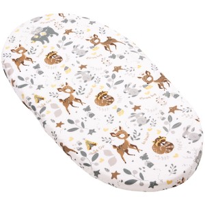 Prześcieradło z gumką do GONDOLI i KOŁYSKI 80 x 40 cm - Magical Woodland