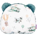 Zestaw 5 elementowy Comfort - Balloon Travel i szmaragdowe Minky - opinie