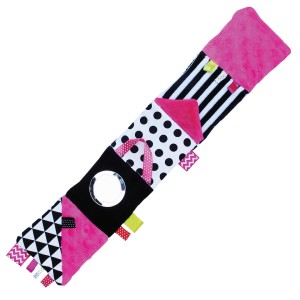 MOM'S CARE Kontrastowa mała książeczka – Różowa