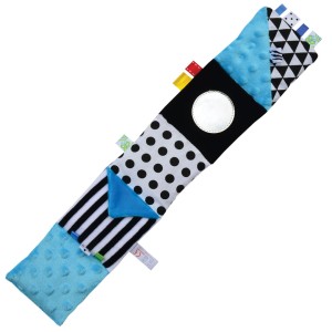 MOM'S CARE Kontrastowa mała książeczka – Niebieska