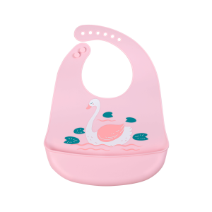 Śliniaczek silikonowy - ŁABĘDŹ