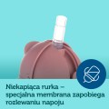 Canpol babies Kubek niekapek z rurką i odważnikiem 270ml Pudrowy Róż - opinie