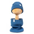Czapeczka z dzianiny bawełnianej - NAVY BLUE - opinie