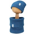 Czapeczka z dzianiny bawełnianej - NAVY BLUE - opinie