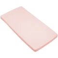 (Outlet) Bawełniane prześcieradło z gumką do łóżeczka 140x70cm - Pastel Pink - opinie