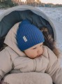 Czapeczka z dzianiny bawełnianej - NAVY BLUE - opinie