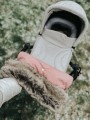 Mufka do wózka PINK WINTER z futerkiem - opinie