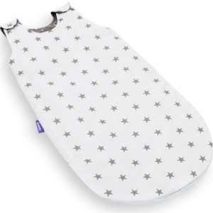 Śpiworek do spania 45 x 75 cm - Szare gwiazdki