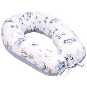 Poduszka ciążowa - Balloon Travel Blue 