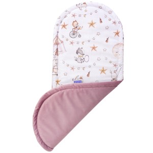 Materac do kokonu XXL - Candy Circus i wrzosowy Soft Velvet 