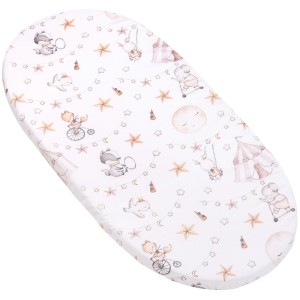 Prześcieradło z gumką do GONDOLI i KOŁYSKI 80 x 40 cm - Candy Circus