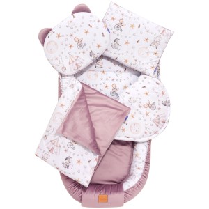 Zestaw 5 elementowy XXL - Candy Circus i wrzosowy Soft Velvet 