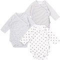 Body Niemowlęce 3 pack Basic Grey Melange - opinie