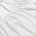 Prześcieradło Frotte z gumką do łóżeczka 120x60cm - Białe - opinie