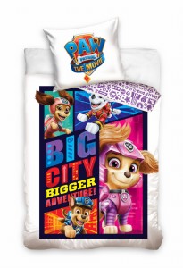 Komplet pościeli dziecięcej, poszwa 140x200 i poszewka 70x90 - PAW PATROL II