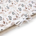 Ochraniacz do łóżeczka XXL - Boho Garden i ecru Velvet - opinie