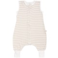 Śpiworek dzianinowy z nogawkami - Beige Stripes - opinie