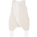 Śpiworek dzianinowy z nogawkami - Beige Stripes - opinie