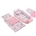 Zestaw 5 elementowy XXL - Roses i Smokey Pink Soft Velvet - opinie