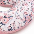 Poduszka rogal + zdejmowana poszewka - Roses i Smokey Pink Soft Velvet - opinie