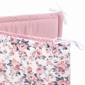 Ochraniacz do łóżeczka XXL - Roses i Smokey Pink Soft Velvet - opinie