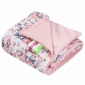 Kocyk niemowlęcy 55x75cm - Roses i Smokey Pink Soft Velvet  - opinie