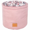 Pojemnik / koszyk na akcesoria dla niemowlaka - Roses i Smokey Pink Soft Velvet - opinie