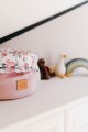 Pojemnik / koszyk na akcesoria dla niemowlaka - Roses i Smokey Pink Soft Velvet - opinie