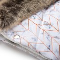 Mufka do wózka MARBLE WINTER z futerkiem  - opinie