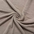 Kocyk dziany BAWEŁNA 100 x 140 cm - Taupe - opinie