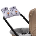 Podwójne mufki do wózka, GREY STARS WINTER   - opinie