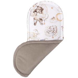 Materac do kokonu Comfort - Sweet Teddy i Latte Velvet  