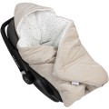 Muślinowy Kocyk do fotelika samochodowego - Little Stars i Ecru Velvet  - opinie