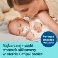 Canpol babies Smoczek silikonowy 0-6m symetryczny ROYAL BABY 2szt.   - opinie