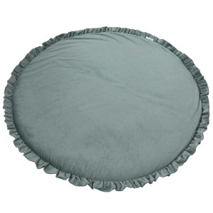 Mata do zabawy - Oliwkowy Velvet 