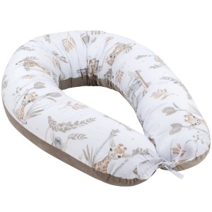 Poduszka ciążowa - Happy Jungle i Latte Velvet