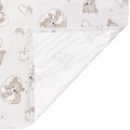 Podkład wodoodporny / pieluszka flanelowa z ceratką 75 x 50 cm - Teddy Clouds - opinie