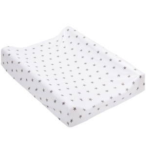 Pokrowiec, prześcieradło na przewijak - Szare Gwiazdki