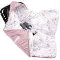 (Outlet) Kocyk do fotelika samochodowego - Candy Circus i wrzosowy Soft Velvet  - opinie