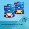 Canpol babies by Difrax Smoczek 100% silikonowy 0-6m symetryczny 1 szt. Orange - opinie