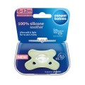 Canpol babies by Difrax Smoczek 100% silikonowy 6-12m symetryczny 1 szt. Green - opinie