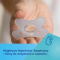 Canpol babies by Difrax Smoczek 100% silikonowy 6-12m symetryczny 1 szt. White - opinie