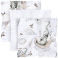 Pieluszki muślinowe 30x30 cm 3pak - Elephant's Paradise - opinie